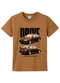 Malwee Kids - Camiseta Drive Azul Escuro - variação: Caramelo