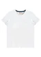 Carinhoso - Camiseta em Malha com Bordado Preto - variação: Branco