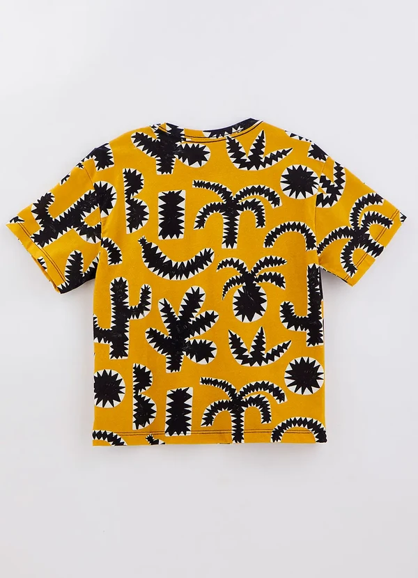 Bento - Camiseta em Malha D Algodão Abacaxilo Amarelo 3