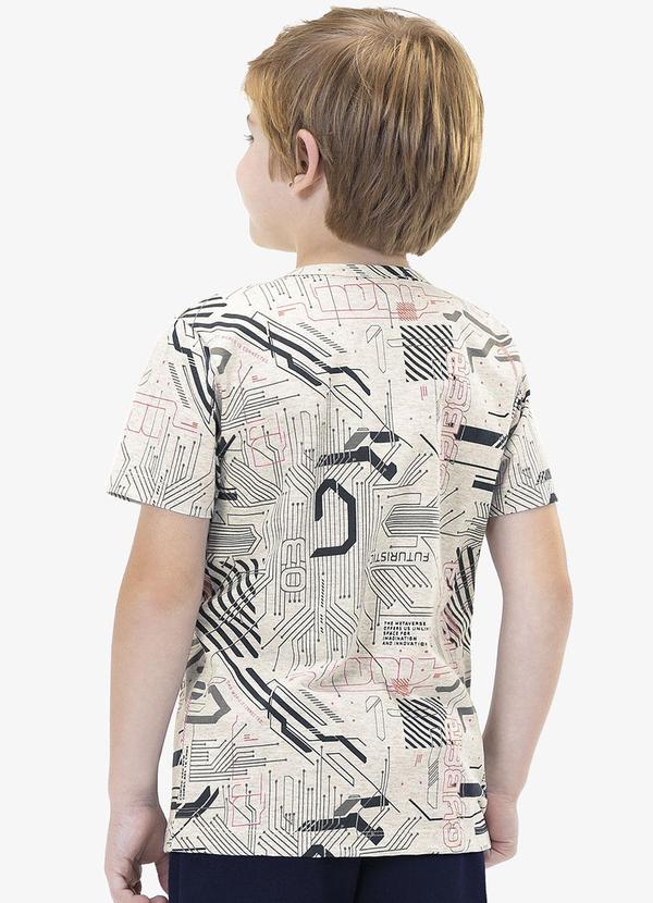 Rovi Kids - Camiseta Infantil Masculina Estampada Cinza 2