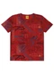 Rovi Kids - Camiseta Infantil Masculina Estampada Preto - variação: Vermelho