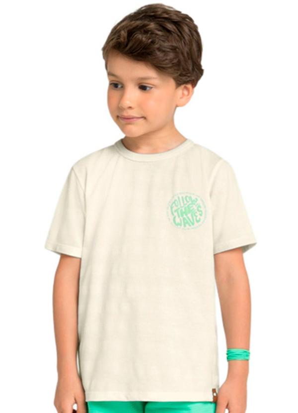 Marlan - Camiseta em Malha Maquinetada Espanha Bege