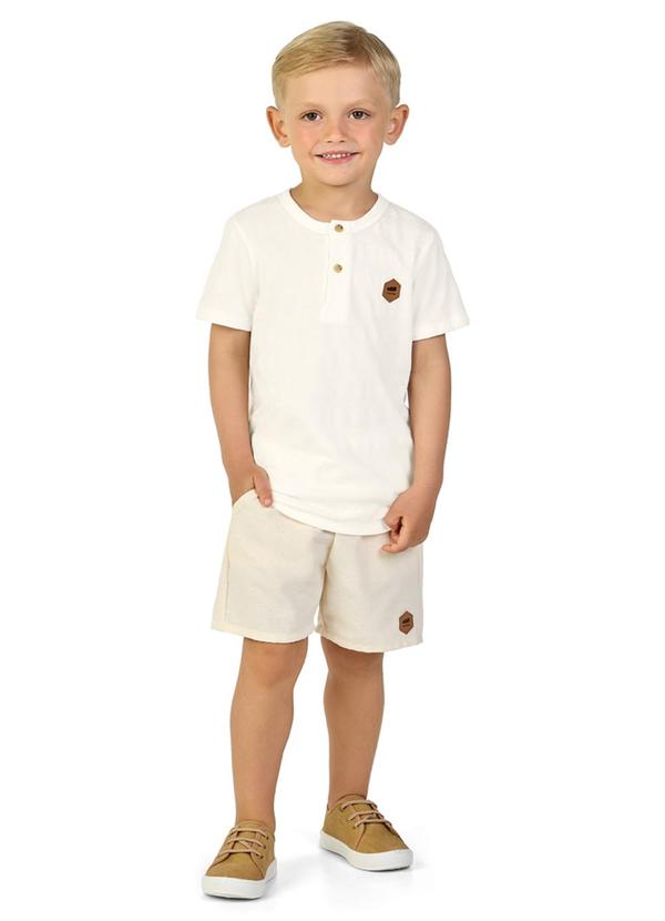 Marlan - Camiseta em Malha Maquinetada Espanha Bege 2