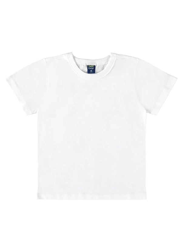 Bee Loop - Camiseta em Meia Malha Branco