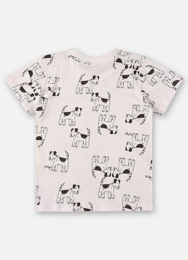 Up Baby - Camiseta em Meia Malha Flamê Bege 4