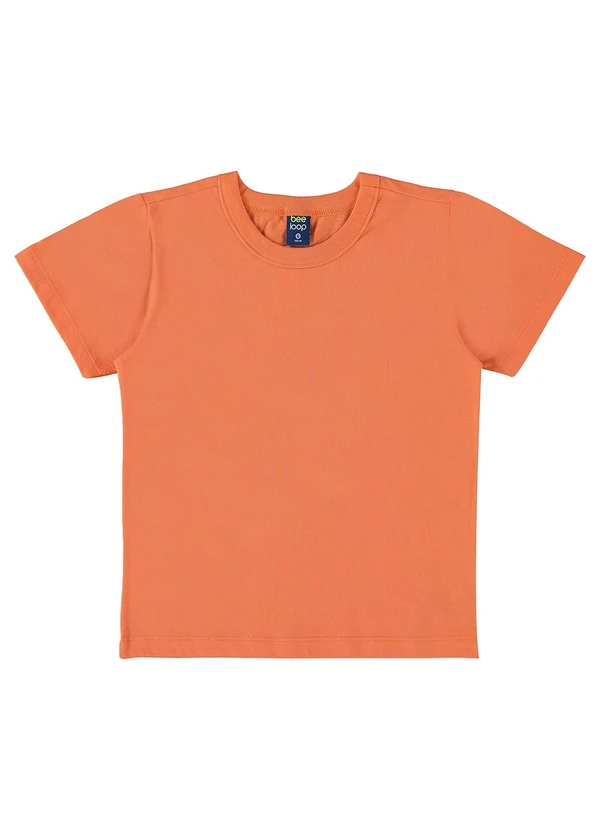Bee Loop - Camiseta em Meia Malha Menino Laranja 3