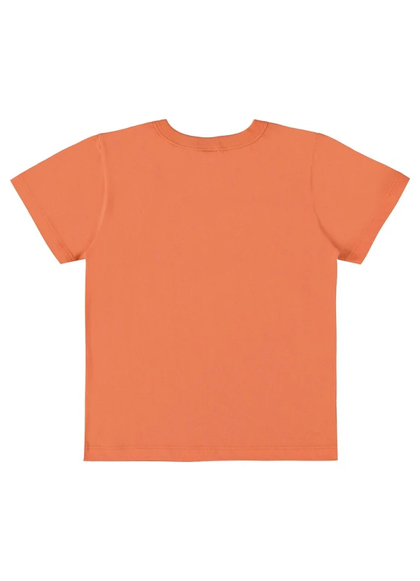 Bee Loop - Camiseta em Meia Malha Menino Laranja 4