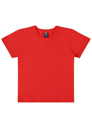 Bee Loop - Camiseta em Meia Malha Menino Vermelho - BEE LOOP