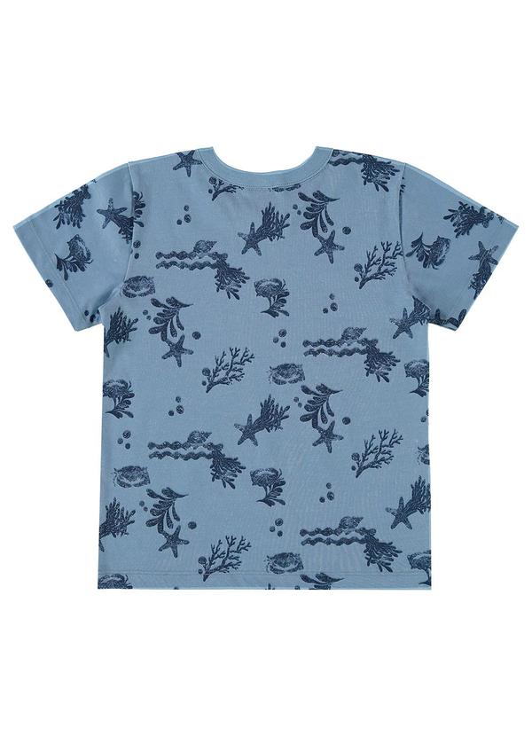 Bee Loop - Camiseta em Meia Malha para Menino Azul 2