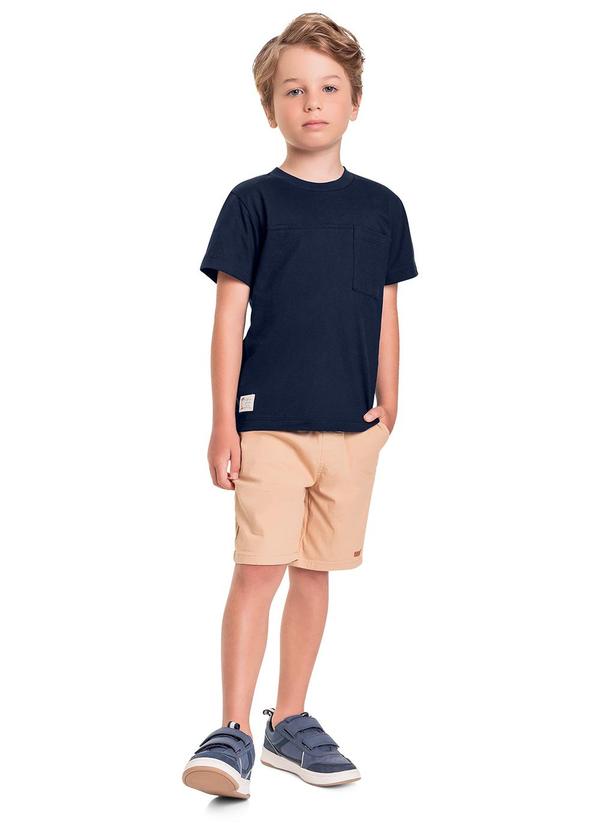 Quimby - Camiseta em Meia Malha para Menino Azul 2