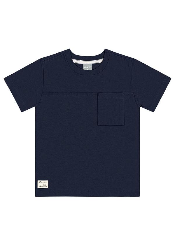 Quimby - Camiseta em Meia Malha para Menino Azul 3