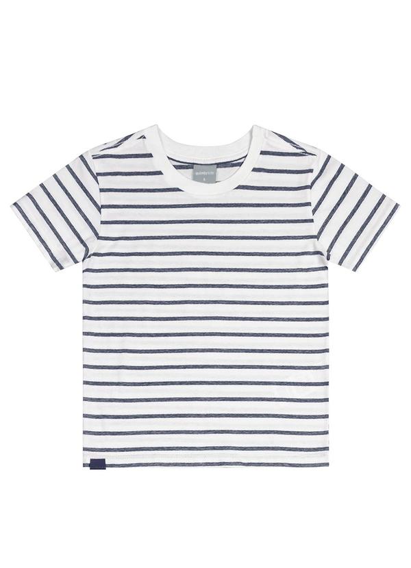 Quimby - Camiseta em Meia Malha para Menino Branco 3