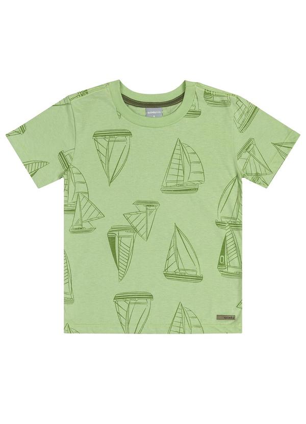 Quimby - Camiseta em Meia Malha para Menino Verde 3