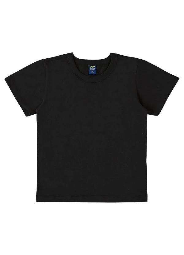 Bee Loop - Camiseta em Meia Malha Preto