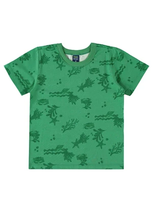 Bee Loop - Camiseta em Meia Malha Verde - BEE LOOP