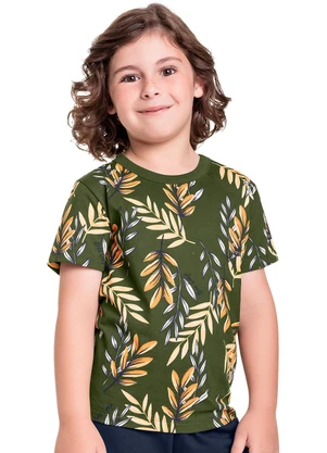 Bee Loop - Camiseta em Meia Malha Verde - BEE LOOP