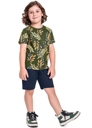 Bee Loop - Camiseta em Meia Malha Verde - BEE LOOP