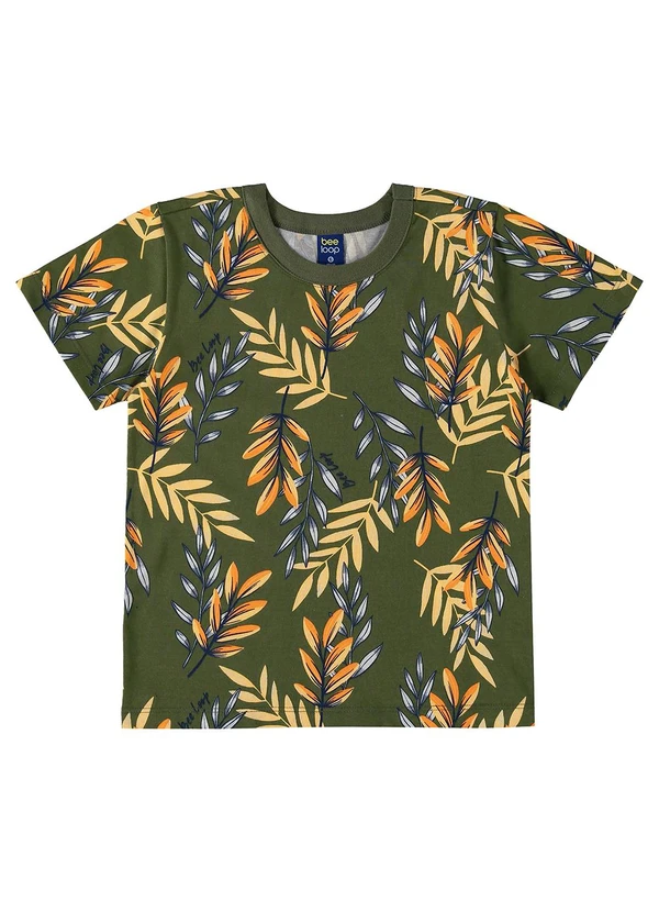 Bee Loop - Camiseta em Meia Malha Verde 3