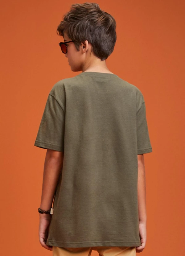 Youccie - Camiseta Essentials Verde Militar Verde 2