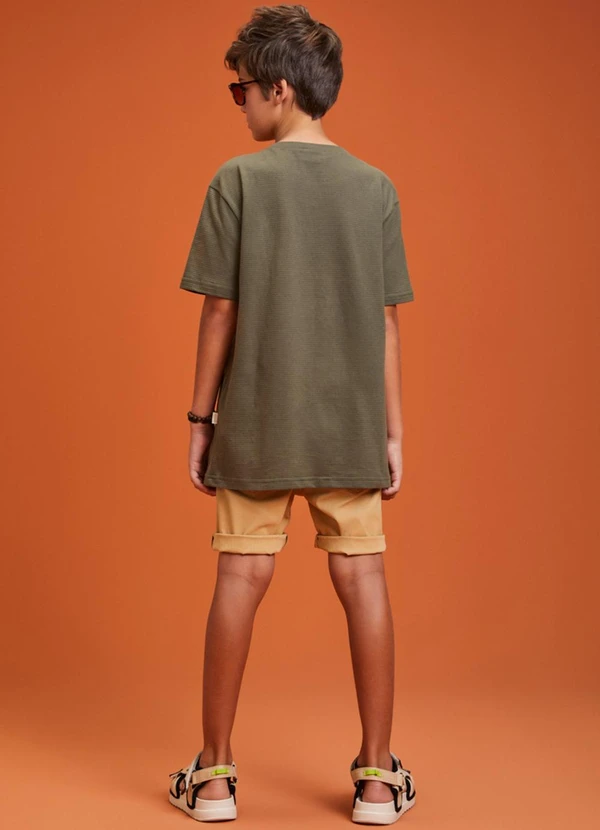 Youccie - Camiseta Essentials Verde Militar Verde 4