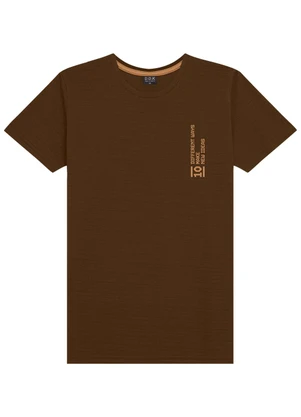 Ddk - Camiseta   Estampa 10 Different Ways Marrom - DDK