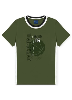 Ddk - Camiseta Estampa Basketball New York 05 Verde - DDK