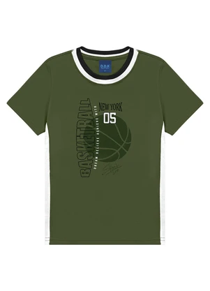 Ddk - Camiseta   Estampa Basketball New York 05 Verde - DDK