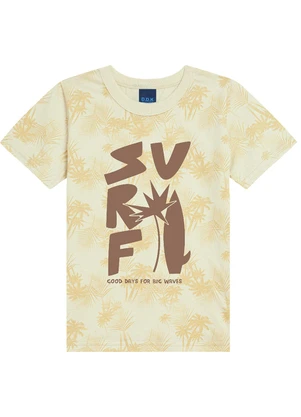 Ddk - Camiseta Estampa Bege - DDK