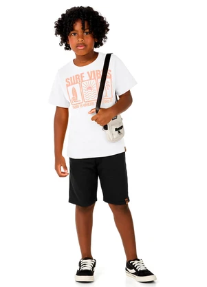Marlan - Camiseta Estampa Relevo 3d Branco - MARLAN