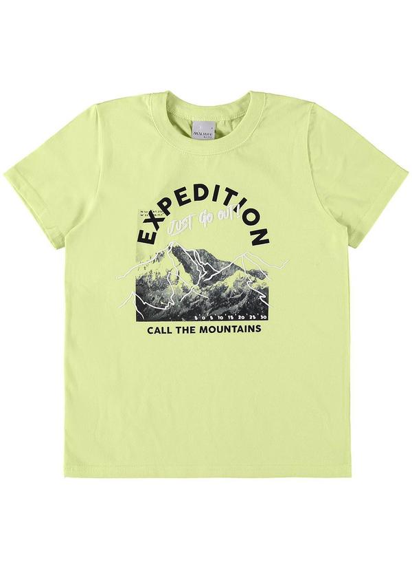 Malwee Kids - Camiseta Expedition em Malha Menino Verde