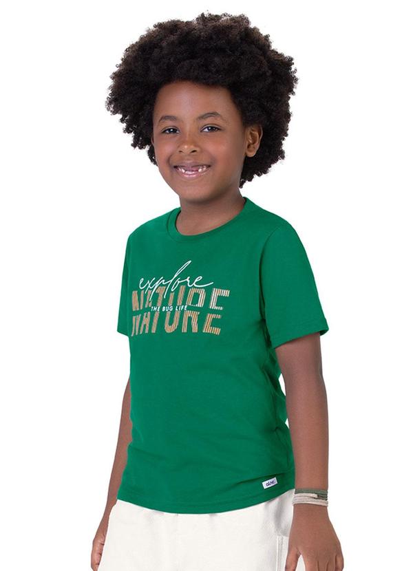 Alenice - Camiseta Explore Nature Menino Verde 1