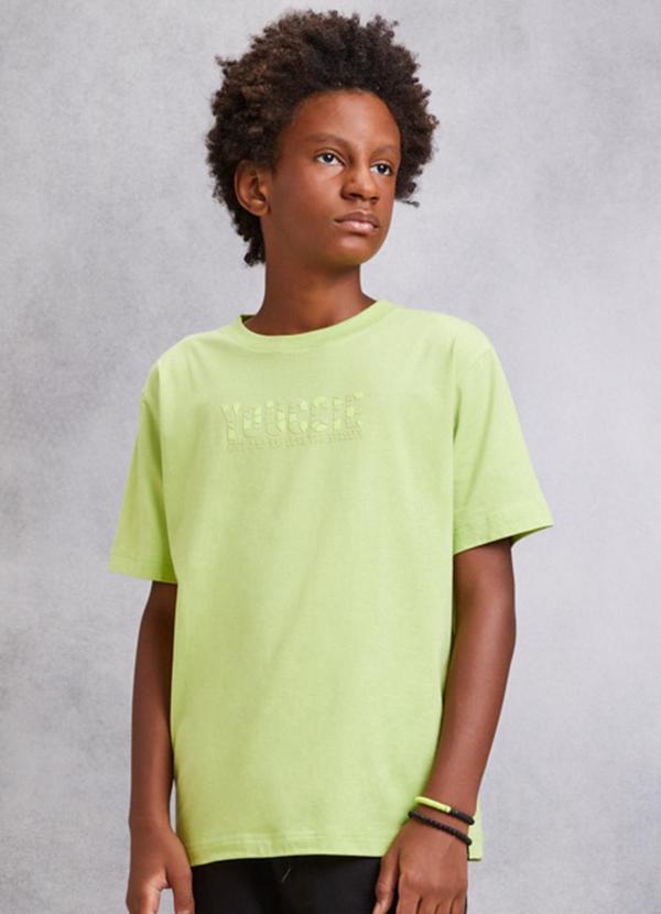 Youccie - Camiseta Explore Verde Verde Limão