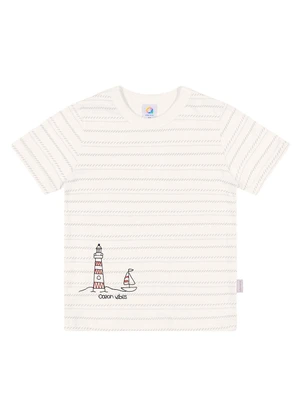 Outlet - Camiseta Farol Ocean Vibes Menino Branco - OUTLET