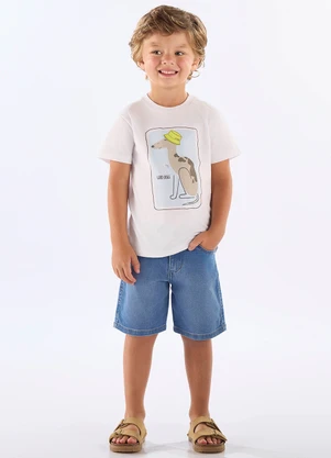 Up Baby - Camiseta Good Vibes Algodão Branco - UP BABY