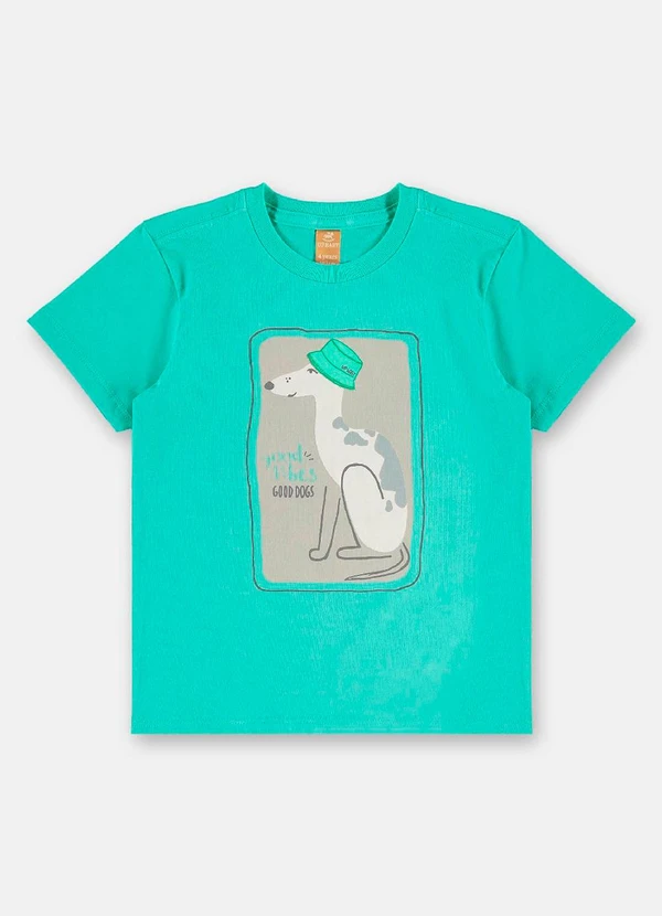 Up Baby - Camiseta Good Vibes Algodão Verde 3