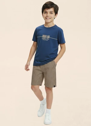 Malwee Kids - Camiseta High On Adventure Anti Odor Azul Escuro - MALWEE KIDS