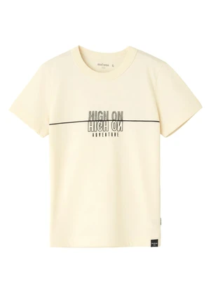 Malwee Kids - Camiseta High On Adventure Anti Odor Off White - MALWEE KIDS