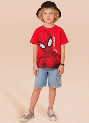 Brandili - Camiseta Homem-Aranha Vermelho - BRANDILI