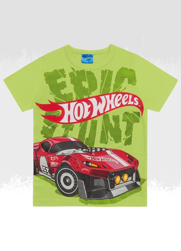 Hot Wheels - Camiseta Hot Wheels Verde