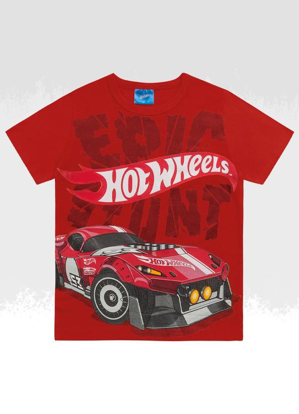 Hot Wheels - Camiseta Hot Wheels Vermelho