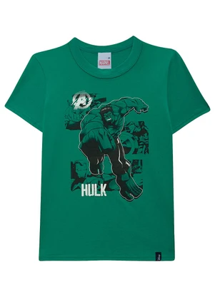 Malwee Kids - Camiseta Hulk® Verde - MALWEE KIDS
