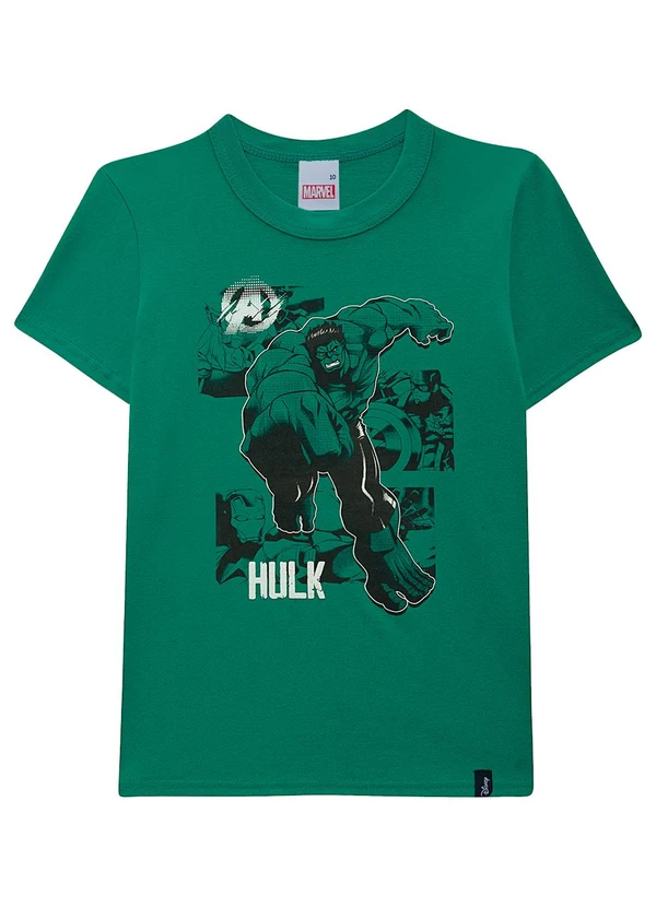 Malwee Kids - Camiseta Hulk® Verde