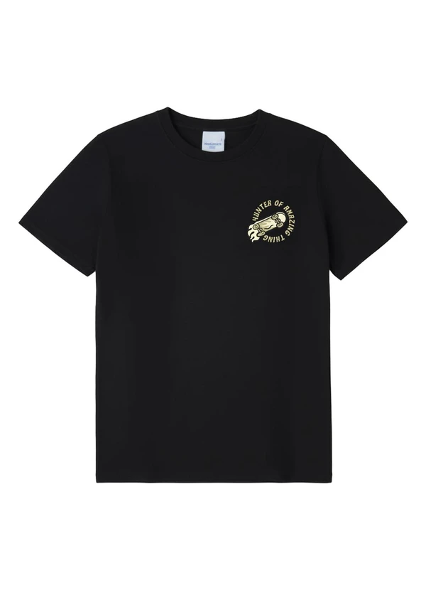 Malwee Kids - Camiseta Hunter Of Amazing Things Preto