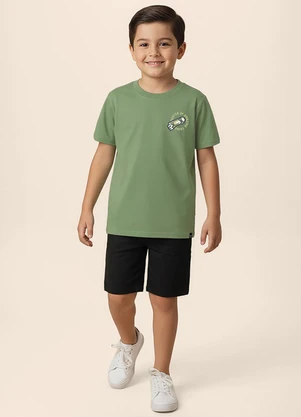 Malwee Kids - Camiseta Hunter Of Amazing Things Verde Menta - MALWEE KIDS