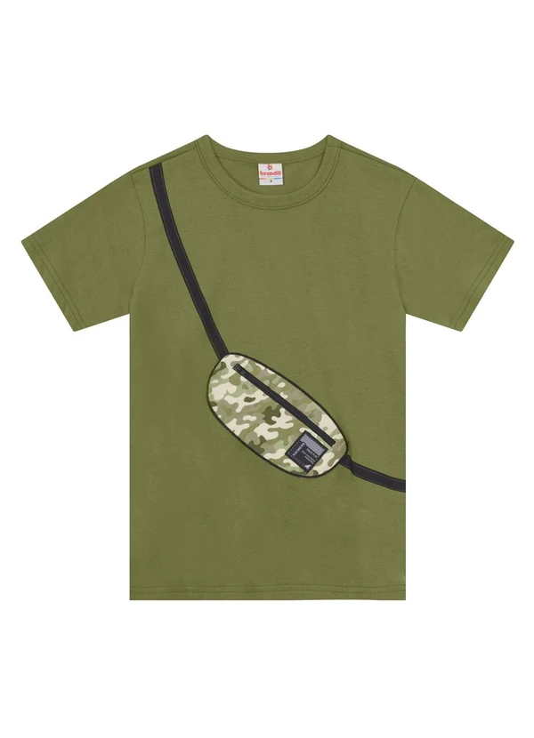 Brandili - Camiseta Inf. Menino Aplique Interativo Verde 3