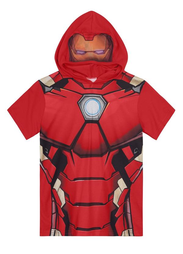 Brandili - Camiseta Inf. Menino dos Vingadores Vermelho 3