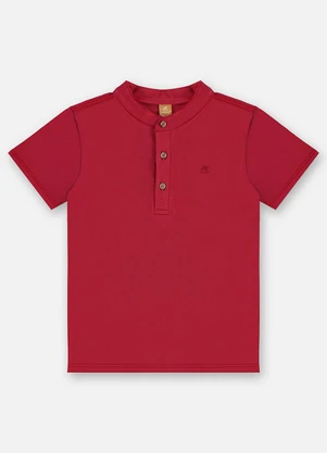 Up Baby - Camiseta Infantil Algodão Vermelho - UP BABY