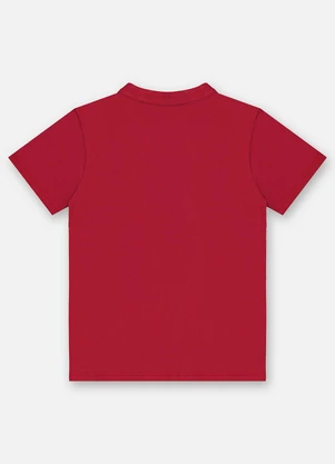 Up Baby - Camiseta Infantil Algodão Vermelho - UP BABY