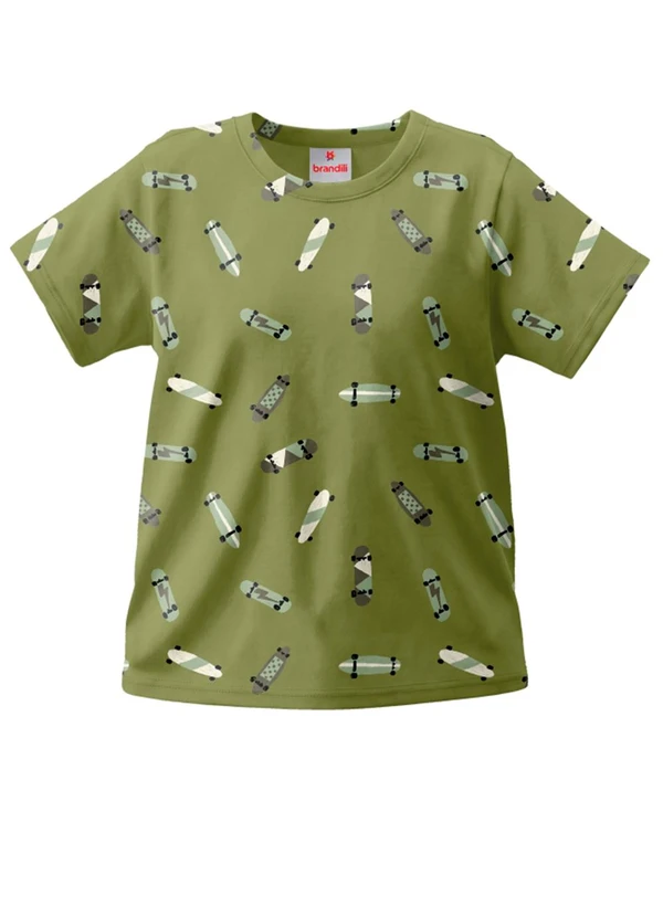 Brandili - Camiseta Infantil Barcos Verde