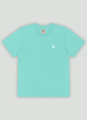 Camiseta Infantil Básica para Menino Quimby Azul - QUIMBY